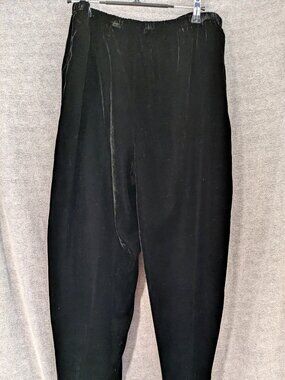 Never Worn White Stag Large Petite Black Velvet Pants